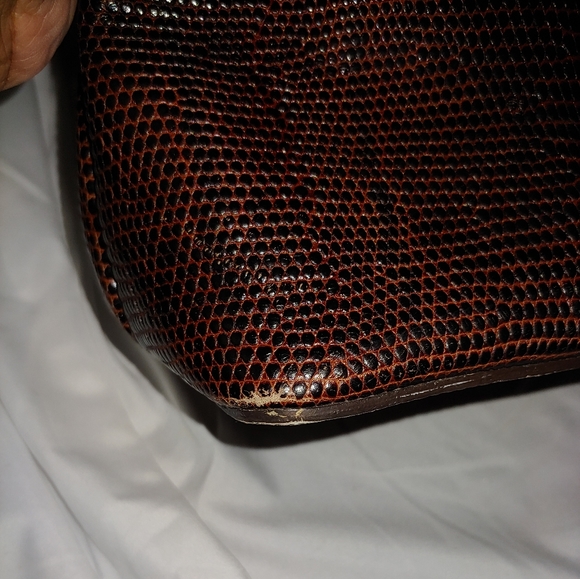 💜 Dooney & Bourke Lizard Embossed Hobo - Picture 14 of 16